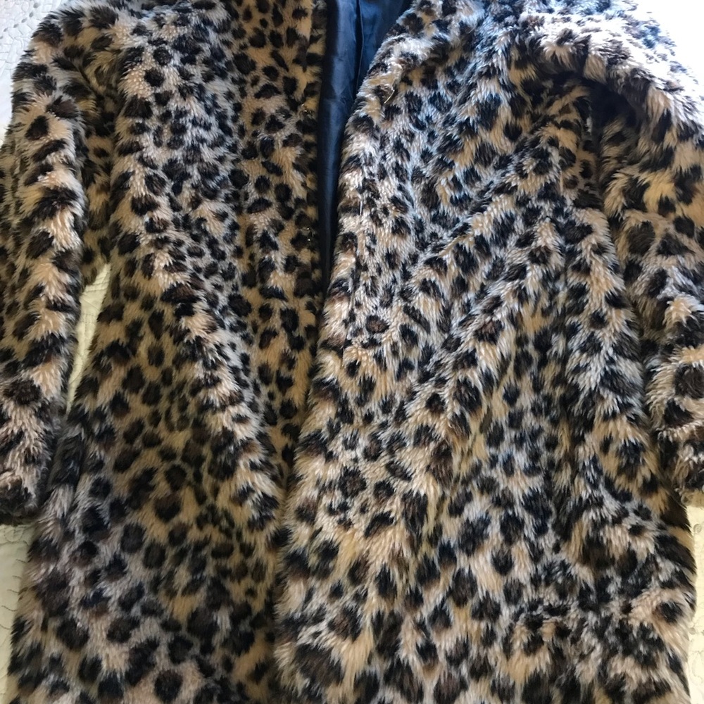 Cheetah print coat!